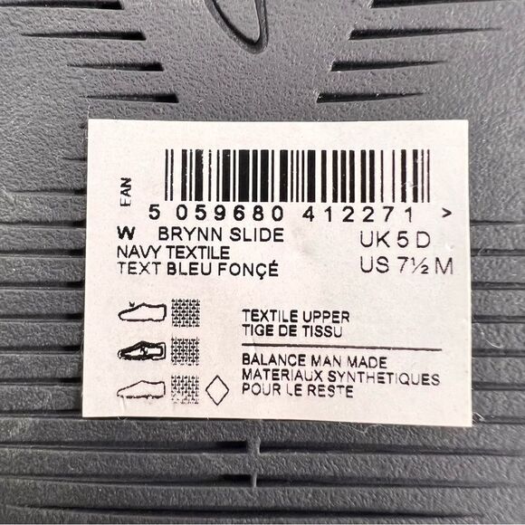 Clarks Brynn Slide Navy Textile - Picture 6 of 11